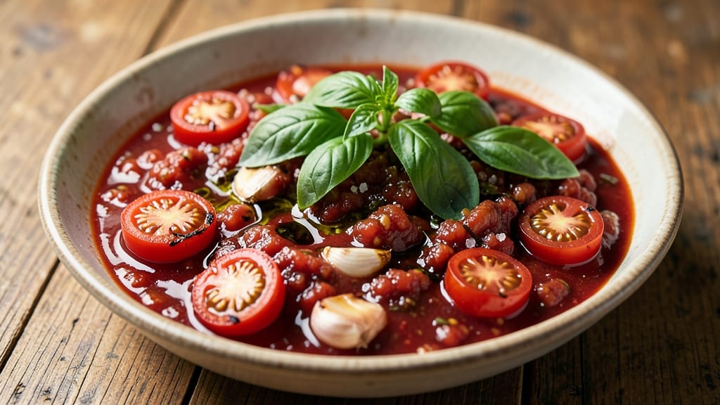 Chunky Tomato Sauce Recipe with Fresh Tomatoes: Vibrant, Uncooked Freshness With No Blender Needed