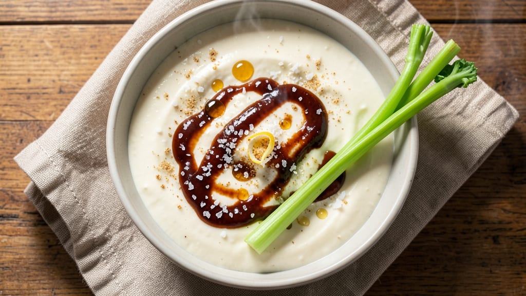 American Deli Wing Sauce Recipe: Celery-Salted Cream Cheese With Tangy Vinegar Kick