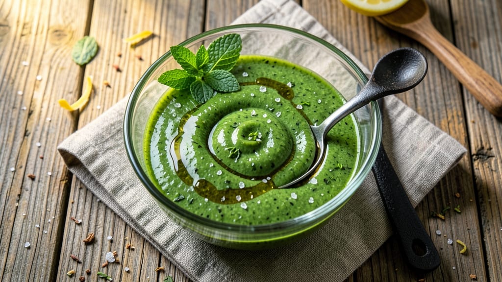 Australian Mint Sauce Recipe: Crisp Celery Crowns Meet Refreshing Herb Zing