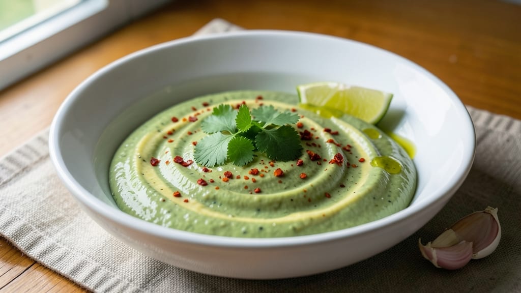 Avocado Egg Roll Sauce Recipe: Silky Cream Cheese and Cilantro Zing