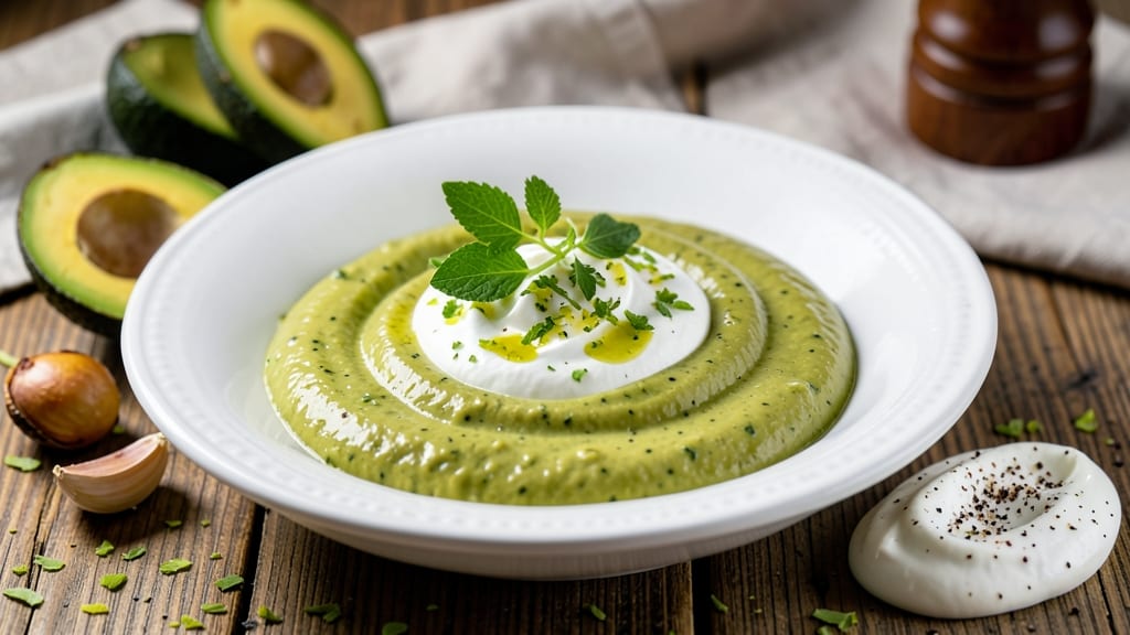 Avocado Sour Cream Sauce Recipe: Ultra-Smooth Avocado Cream With Zesty Lime Kick