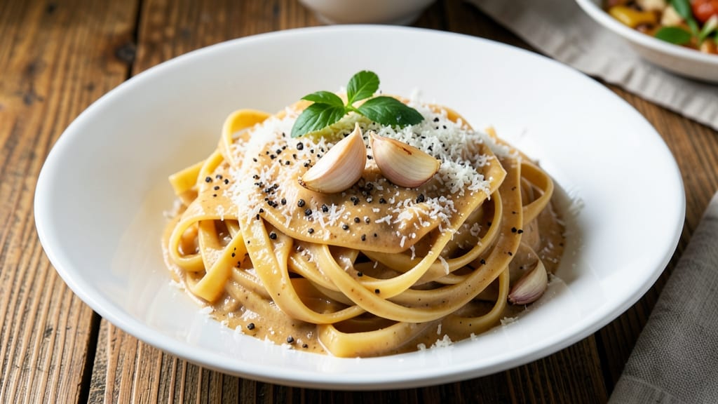 Basic Fettuccine Sauce Recipe: Velvety Garlic Butter Infusion in 15 Minutes