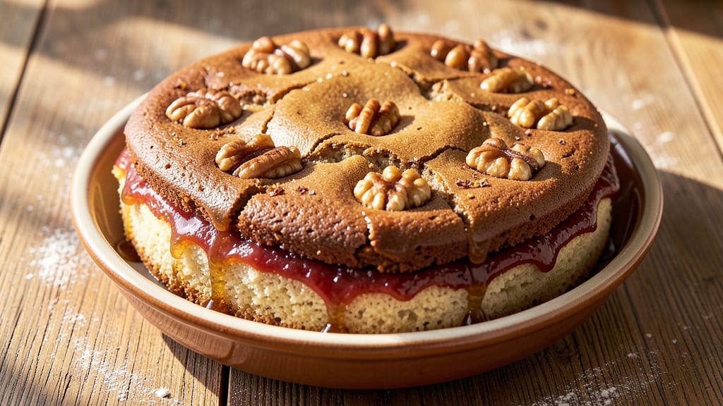 Applesauce Walnut Cake Recipe: Moist Layers with Nutty Crunch