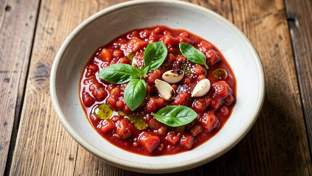 Barefoot Contessa's Pasta Sauce Recipe: Tomato-Basil Simmer With Herbed Oil Swirl