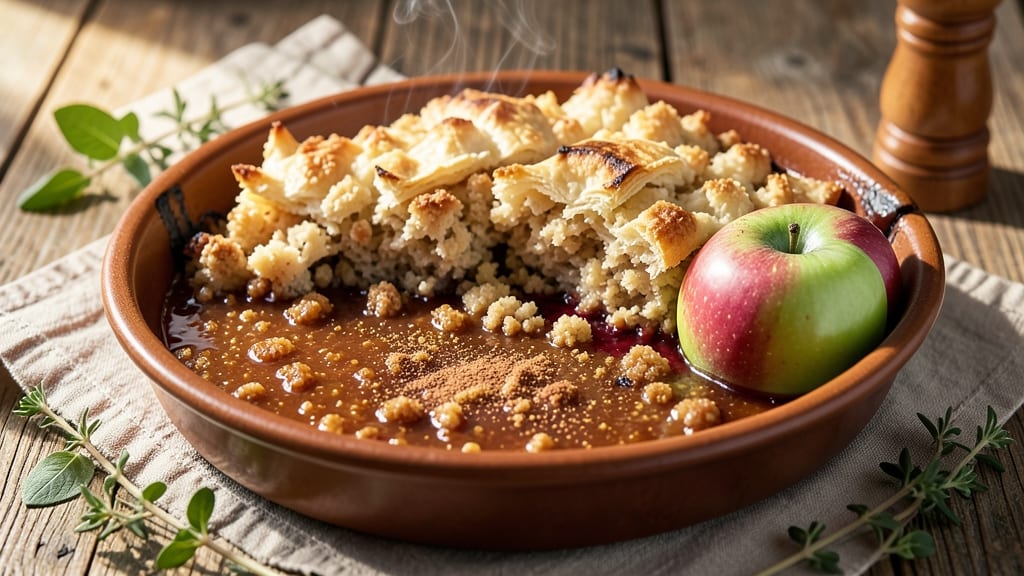Apple Crumble Sauce Recipe: Caramelized Spice Swirls for Warm Dessert Bowls
