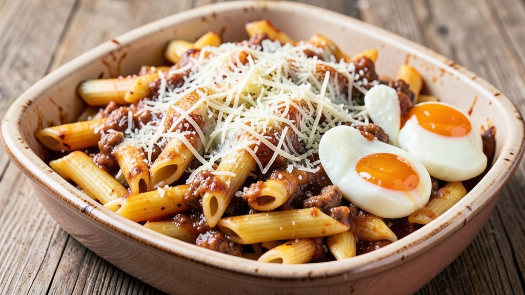 Baked Penne Pasta with Meat Sauce Recipe: One-Pan Cheesy Comfort in 35 Minutes