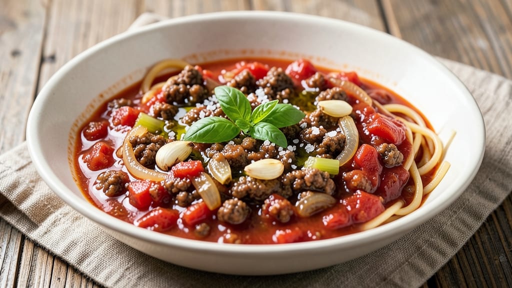 All-Day Spaghetti Sauce Recipe: Layered Tomato and Herb Richness for Meal Prep