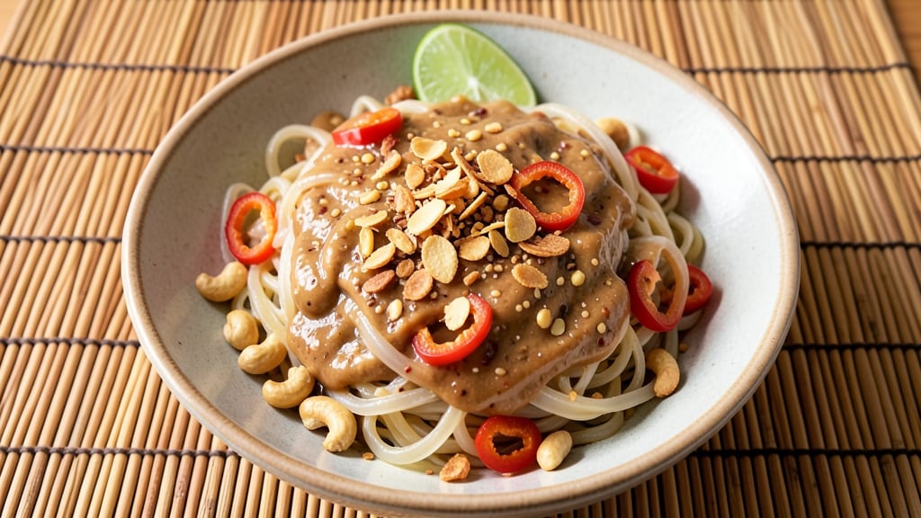 Asian Noodles With Peanut Sauce Recipe: Nutty-Sweet Balance in 20 Minutes