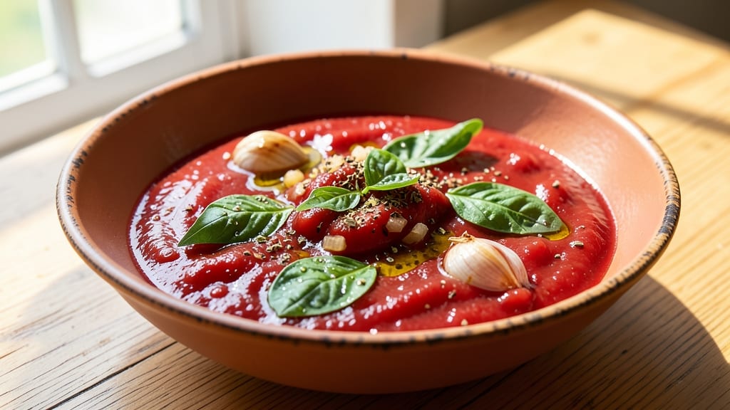 Basic Italian Sauce Recipe: Simmered Tomato Base for Pasta Perfection