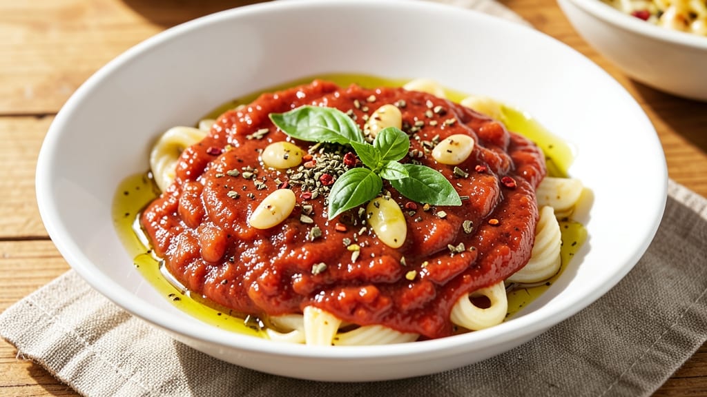 Calabrese Pasta Sauce Recipe: Tomato-Basil Simmer That Thickens Naturally