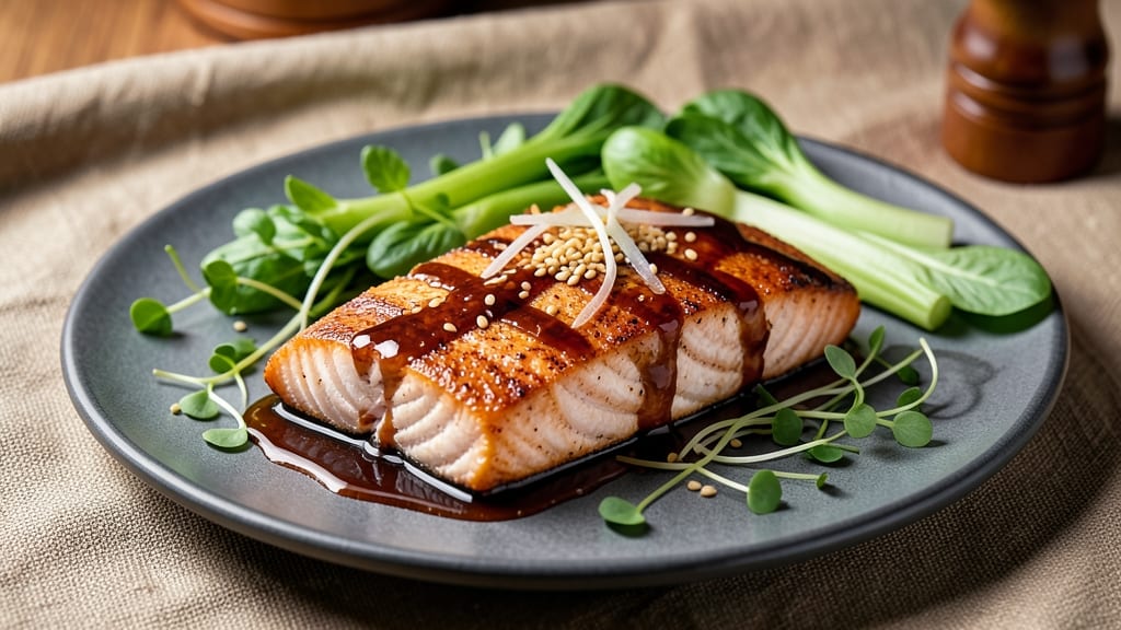 Baked Salmon With Brown Sugar Soy Sauce Recipe: Glossy Caramelized Crust in 25 Minutes