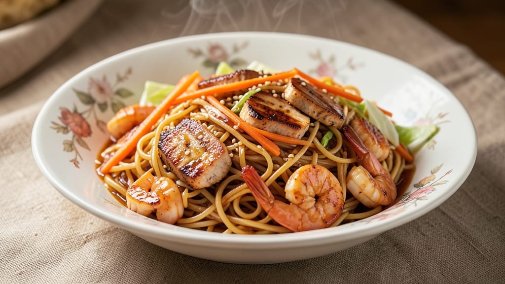 Authentic Lo Mein Recipe with Oyster Sauce: Wok-Tossed Noodles With Chewy Texture