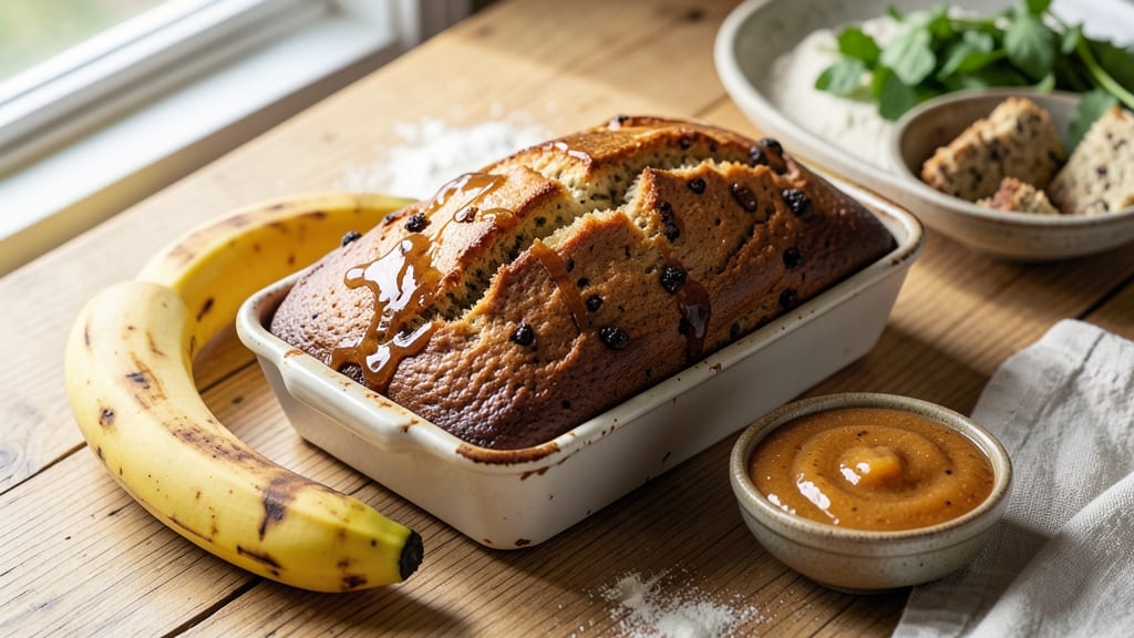 Banana Bread Recipe With 2 Bananas and Applesauce: Moist Crumb and Warm Spice Harmony