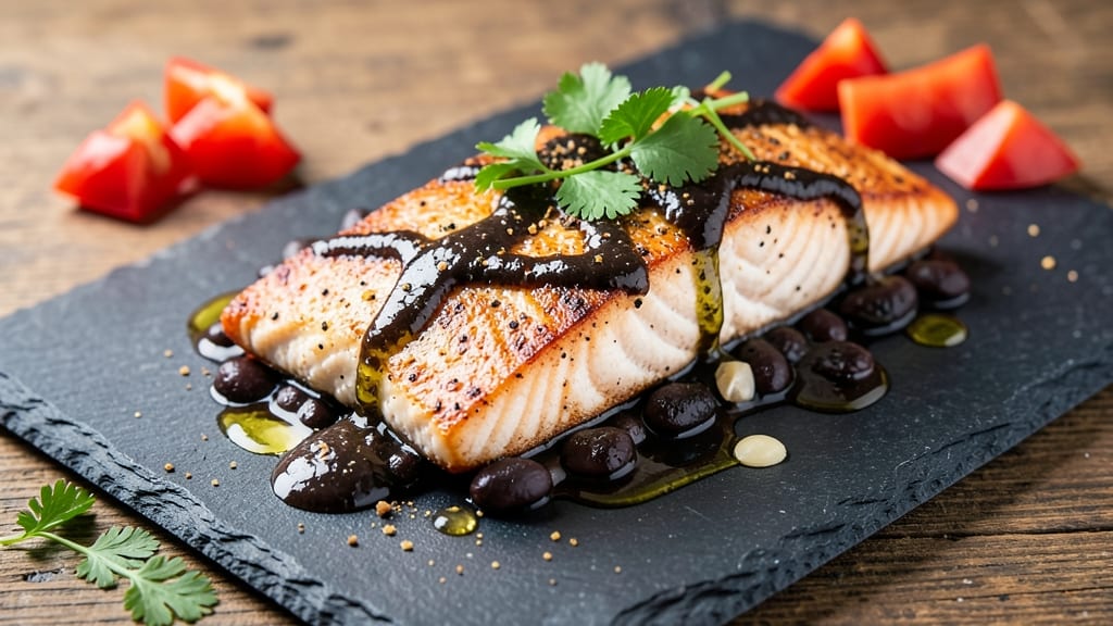 Baked Salmon with Black Bean Sauce Recipe: Smoky Spice and Umami Harmony