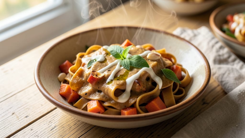 Autumn Pasta Sauce Recipe: Spiced Squash and Sage Velvety Richness