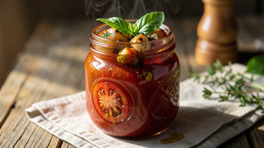 Ball Jar Tomato Sauce Recipe: Layered Flavor Without the Splatter Mess